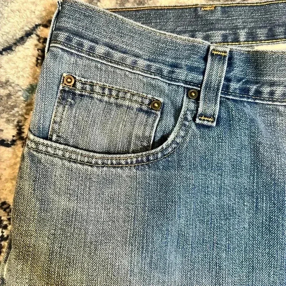 Carhartt Jeans Mens Tag Size 38x34 Blue Denim Straight Leg Relaxed Fit - Picture 2 of 10